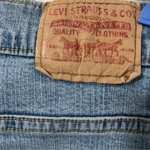 Vintage Levis 550 Relaxed Bootcut Jeans Size 12S Women’s Medium Wash Cotton EUC - Picture 5 of 8